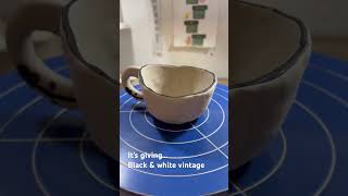 ☕️ Pinch pot mug. #pottery #handbuilding #diycrafts ☕️ Pinch pot mug. #pottery #handbuilding #diycrafts