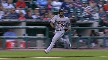 MIN@DET: Dozier opens scoring with RBI single to left