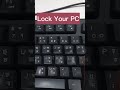 lock your pc