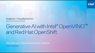 GenAI – StableDifussion with Optimum-Intel and OpenVINO