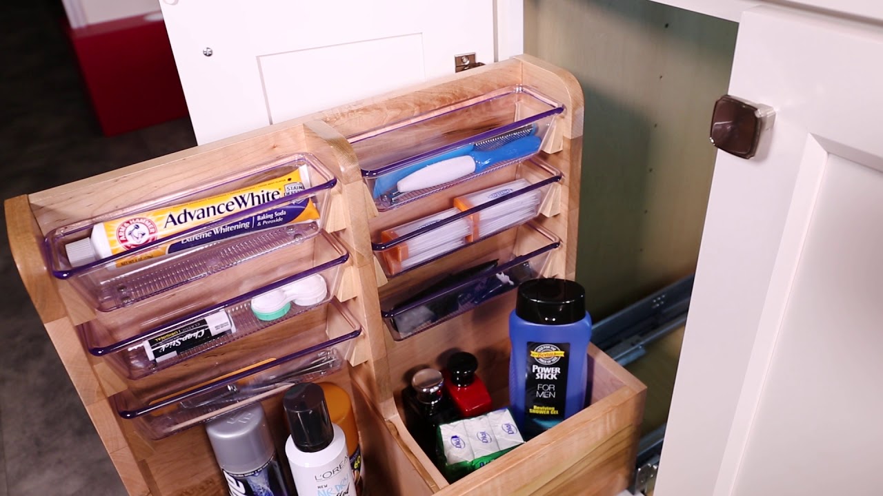 Under Sink Pullout L-Shape Reversible Organizer