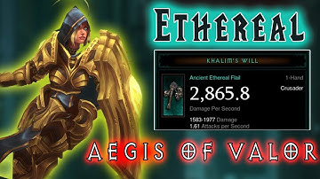 Diablo - 3 Season 24 - Ethereals  Crusader Fist of the Heavens