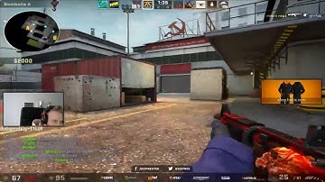 CS:GO - Olofmeister plays FPL on Cache with s1mple 22.04.2017.