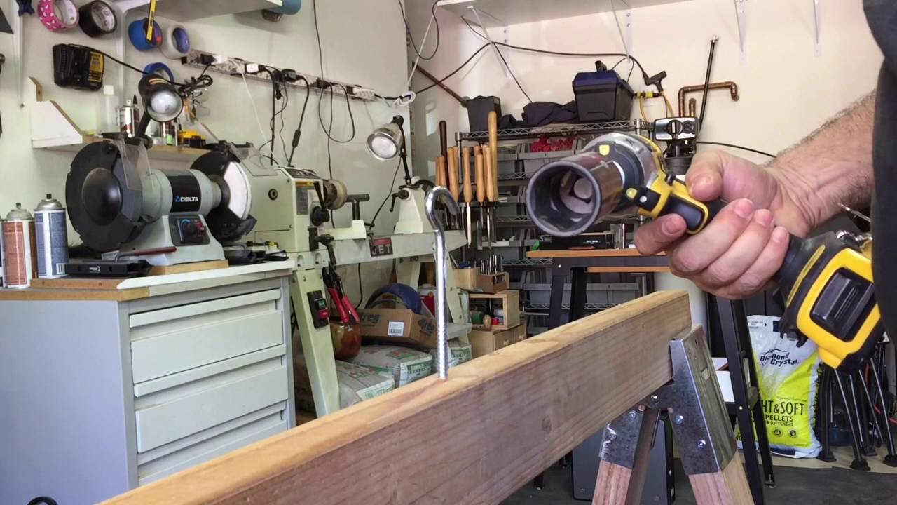 Driving eye bolts and hooks easily YouTube