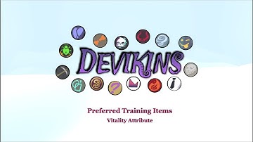 Vitality Attribute - Devikins Training Items Preference