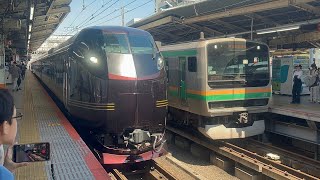 e655系と231系が並ぶシーン✨