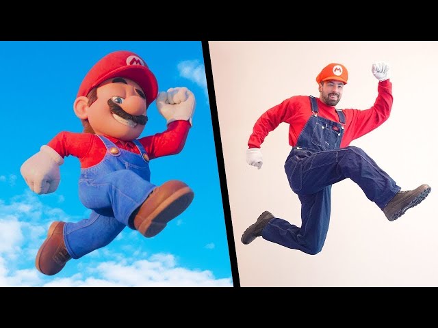 Stunts From The Super Mario Bros. Movie In Real Life class=