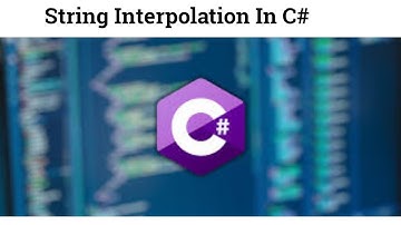 8 string interpolation in c# | What is String Interpolation in csharp?