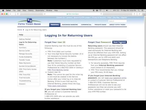 Fifth Third Bank Online Banking Login | Sign-in