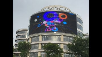 How to make fast installation for  transparent curtain led screen