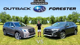 BEST SUBARU SUV??  2024 Subaru Outback vs. Subaru Forester: Comparison