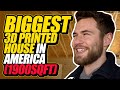 Biggest 3D Printed House in America | SQ4D 1900sqft Printed Concrete House