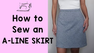How to Sew an A-Line Skirt - Agnes A-Line Skirt Instruction