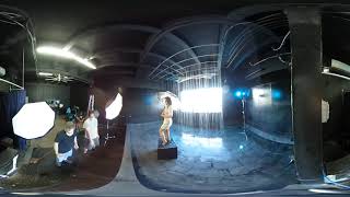 Take A VR look inside my last photo shoot in the Rain Room!