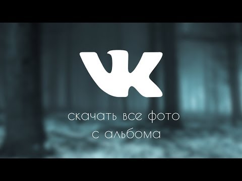 Как скачать весь альбом фотографий ВКонтакте