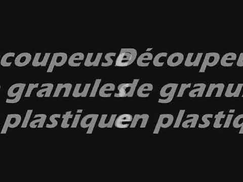 Coupeuse grain plastique