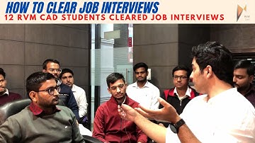 12 RVM CAD Students got Selected in 4 Companies | Understand How to Clear CAD Design Job Interviews