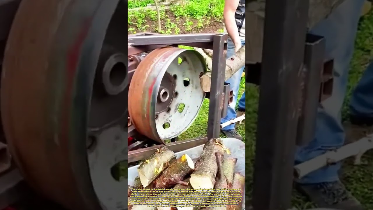 Log Revolution: How This Machine Transforms Timber in Seconds**