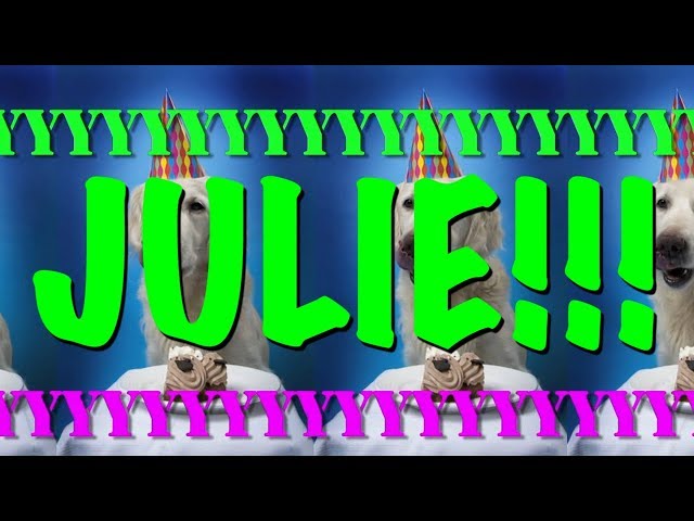 HAPPY BIRTHDAY JULIE! - EPIC Happy Birthday Song