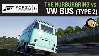 VW Bus Type 2 with Subaru engine (D400) vs The Nurburgring - Forza Motorsport 6