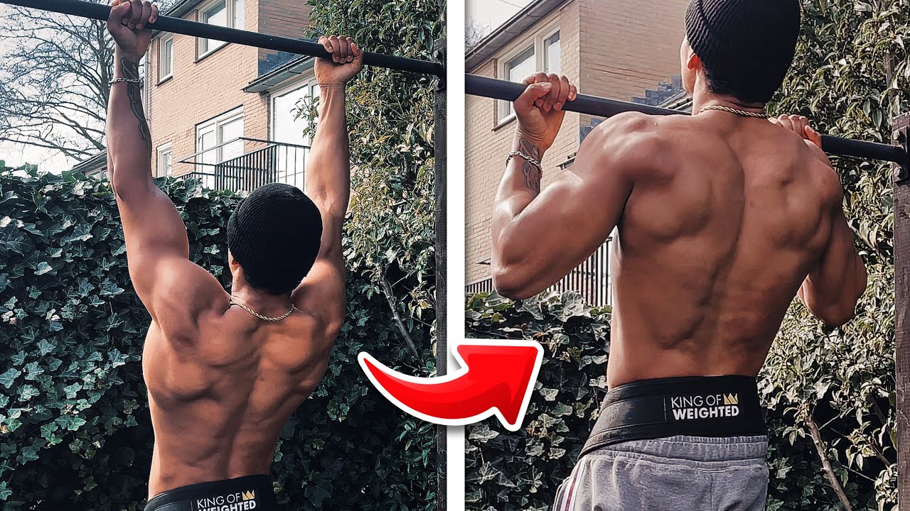 How I Got A Huge Back With Just Pull ups (copy me)