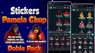 🤣EL MEJOR PACK DE STICKERS DE PAMELA CHUP PARA WHATSAPP 😂 | AÑÁDELOS FÁCILMENTE | 2,020🤣 screenshot 3