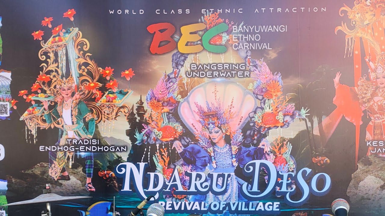 Banyuwangi Ethno Carnival (BEC) 2024_Penilaian Tema Warisan Budaya, Live Lorong Bambu Blambangan.