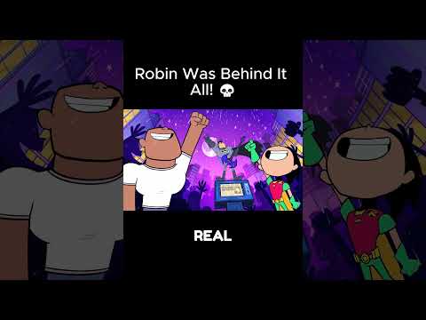 Robin had a PLAN behind this! 💀 #reels #teentitansgo #funny #dc #cartoon #shorts