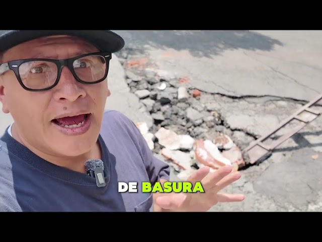 Los baches en la CDMX asemejan sus calles a zona de bombardeo