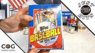 Just The Hits #18 - 1982 Topps Baseball Cards Wax Pack Box