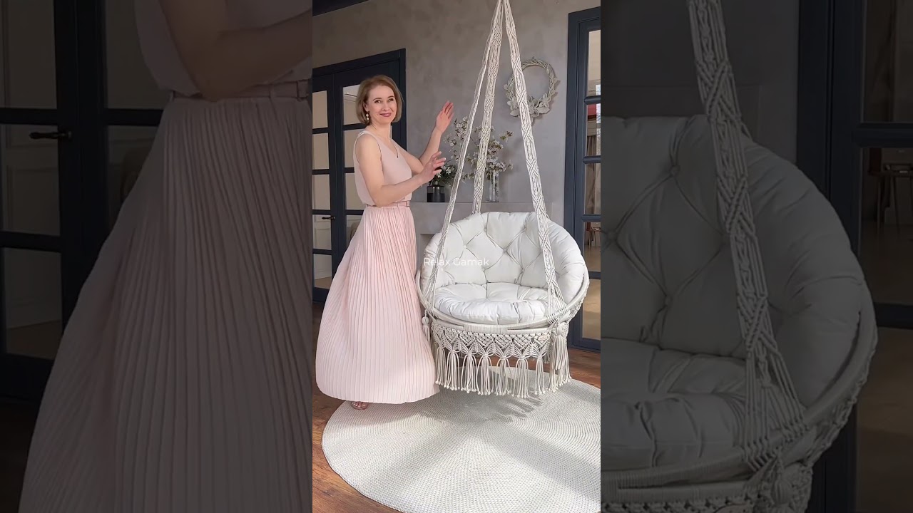 macrame swing hammock chair 😍 😘 