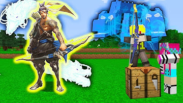 ONE VÀ NOOB YETI CHẾ TẠO THÀNH CÔNG BỘ GIÁP VÀ CUNG RỒNG CÓ TUYỆT CHIÊU BẮN RA RỒNG TRONG MINECRAFT