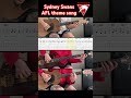 Sydney Swans AFL theme song guitar cover (full video on YT channel) #afl #red