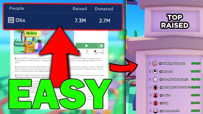 EASY METHODS to earn 10x MORE ROBUX in Pls Donate 💰 