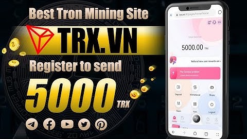 New TRX (tron) Cloud Mining Website In 2022 |Trx New Site Today | Trx Mining Today | Trx Mining 2022
