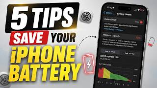 5 iPhone Settings to Save Battery & Improve Battery Life - iPhone Battery Saving Tips