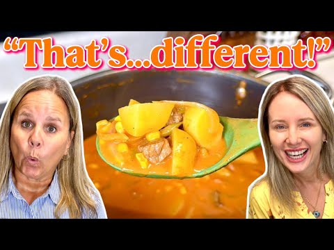 Such a UNIQUE take on Beef Stew! 😱 Is it a Virginia thing?!