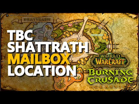 Shattrath Mail Location WoW TBC Mailbox
