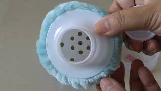 BeeBaby Premium Powder Puff with Container for Baby (Blue)