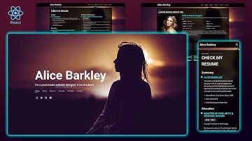 ⚡️React Portfolio Website: Dynamic & Responsive Portfolio Website with React js