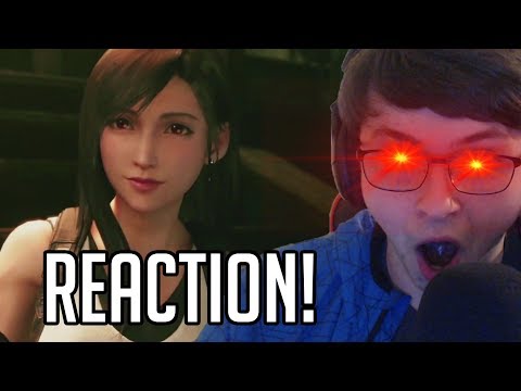 Final Fantasy 7 Remake E3 2019 TRAILER REACTION!! - OMFG TIFA LOOKS SO GOOD!