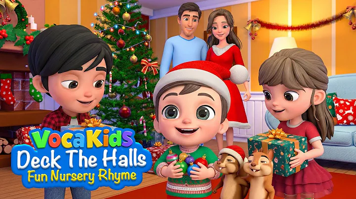 Happy New Year Song, Deck the Halls - Fun & Educational Kids Song | New Year Music for Children