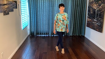 Get It Right line dance demonstration and tutorial by Stephie