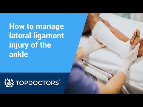 Lateral ligament ankle injury: how is it managed?