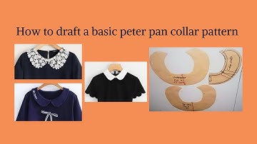 How to draft a peter pan collar pattern/pattern making/sewmate