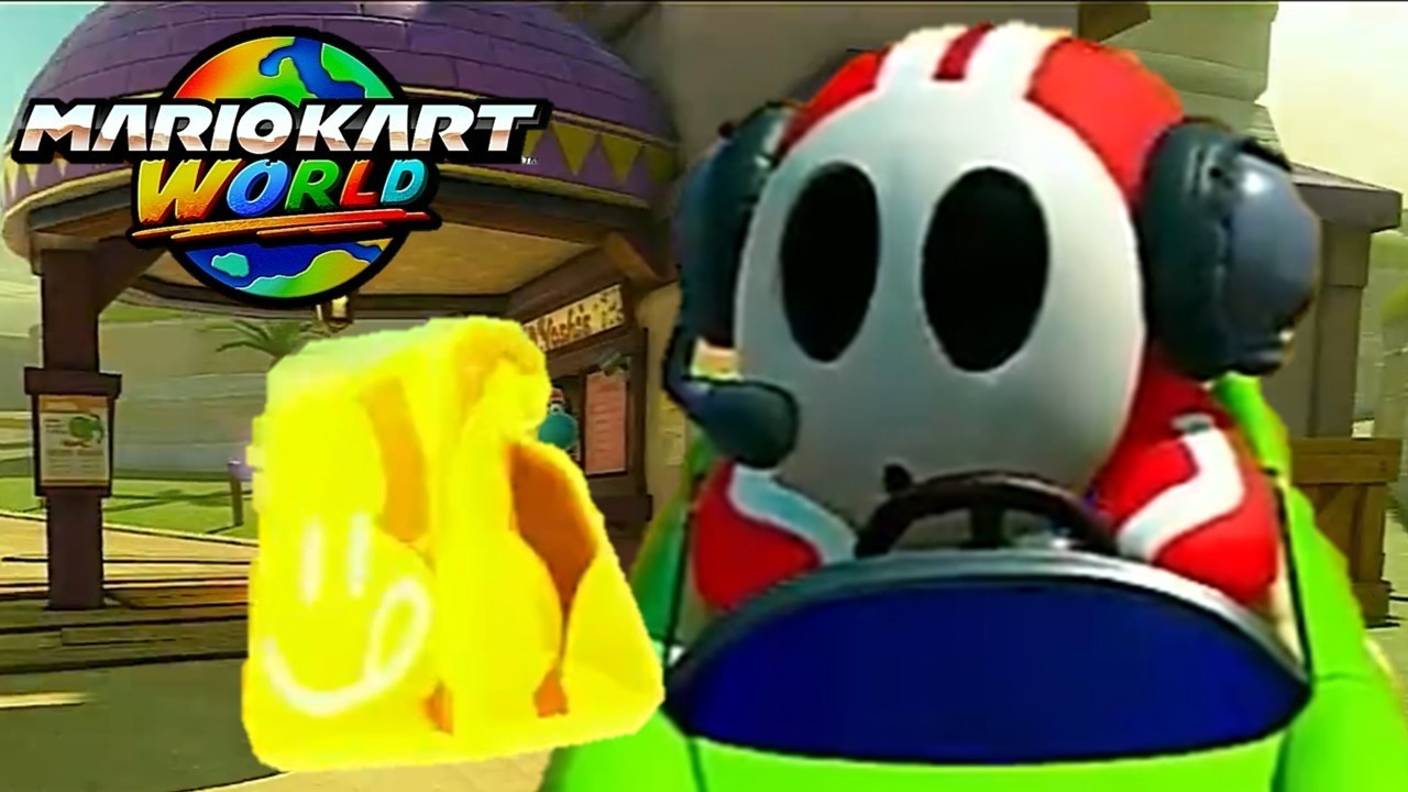 【マリオカート ワールド】待ってる間にフードを食べていたらDJになっていたワールド
