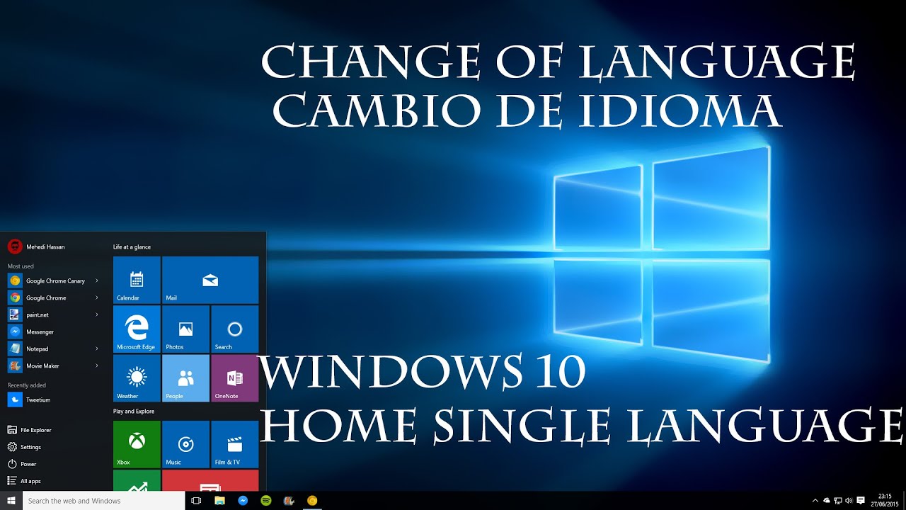 windows 10 pro single language download