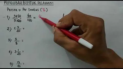 Mengubah Pecahan Biasa dan Campuran ke Bentuk Pecahan Persen | Kelas 4 SD