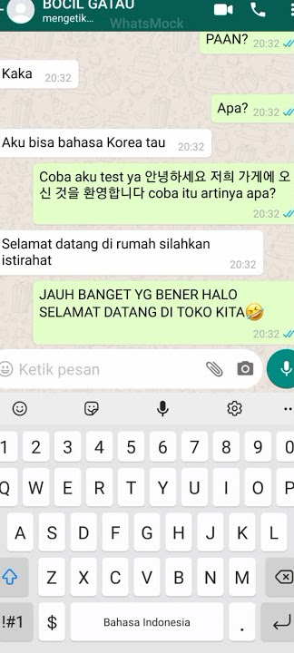 POV: Bocil sok sok an bisa bahasa Korea