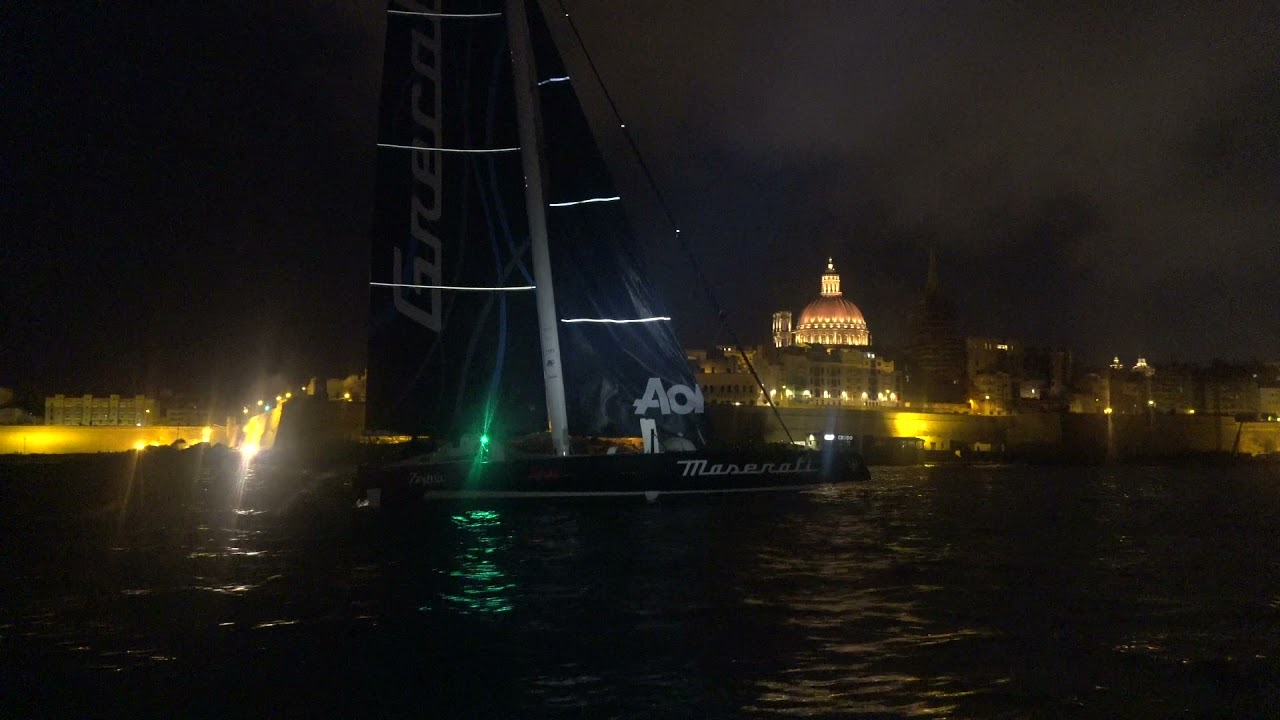 Maserati Multi 70 - Rolex Middle Sea Race 2021 - Arrivo